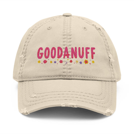 Throw a Sweatshirt on & call it GoodaNuff Embroidery Baseball Cap