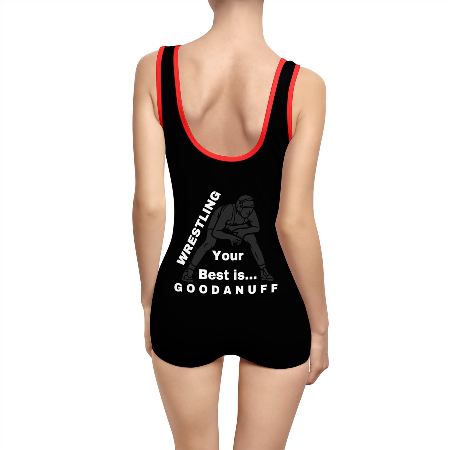 Wrestling Your Best is GoodaNuff Vintage Style Swimsuit