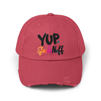 Yup. GoodaNuff Distressed Baseball Cap