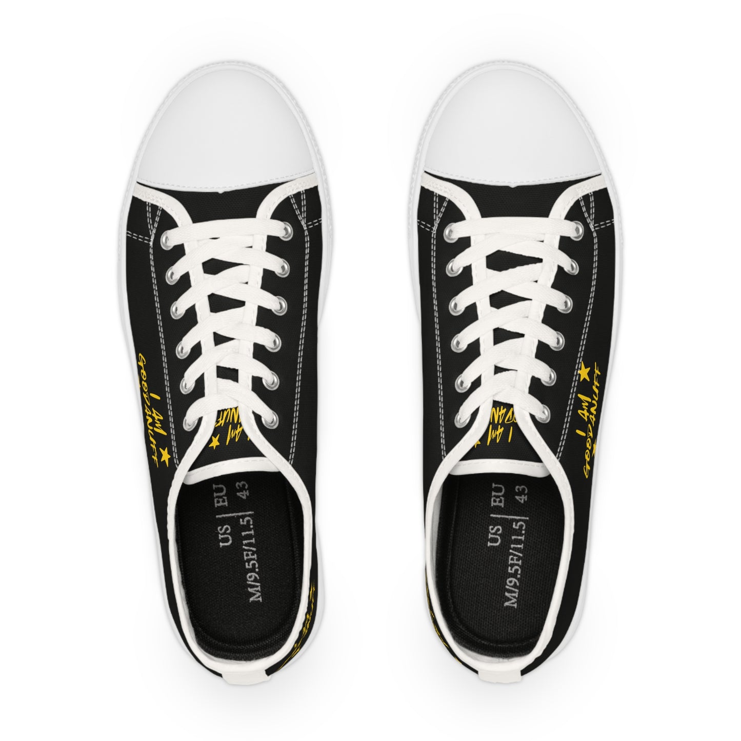 I AM GoodaNuff Mens Low Top Sneakers