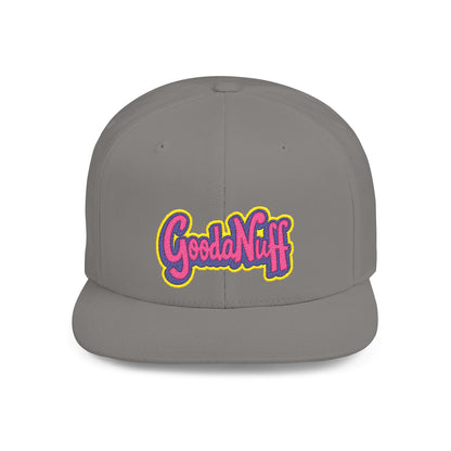 GoodaNuff Embroidery Flat Bill Cap