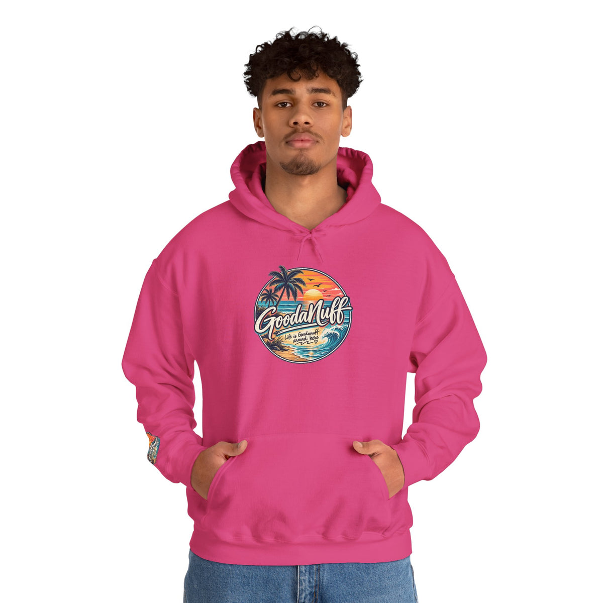 Life is GoodaNuff around here! Unisex Hoodie