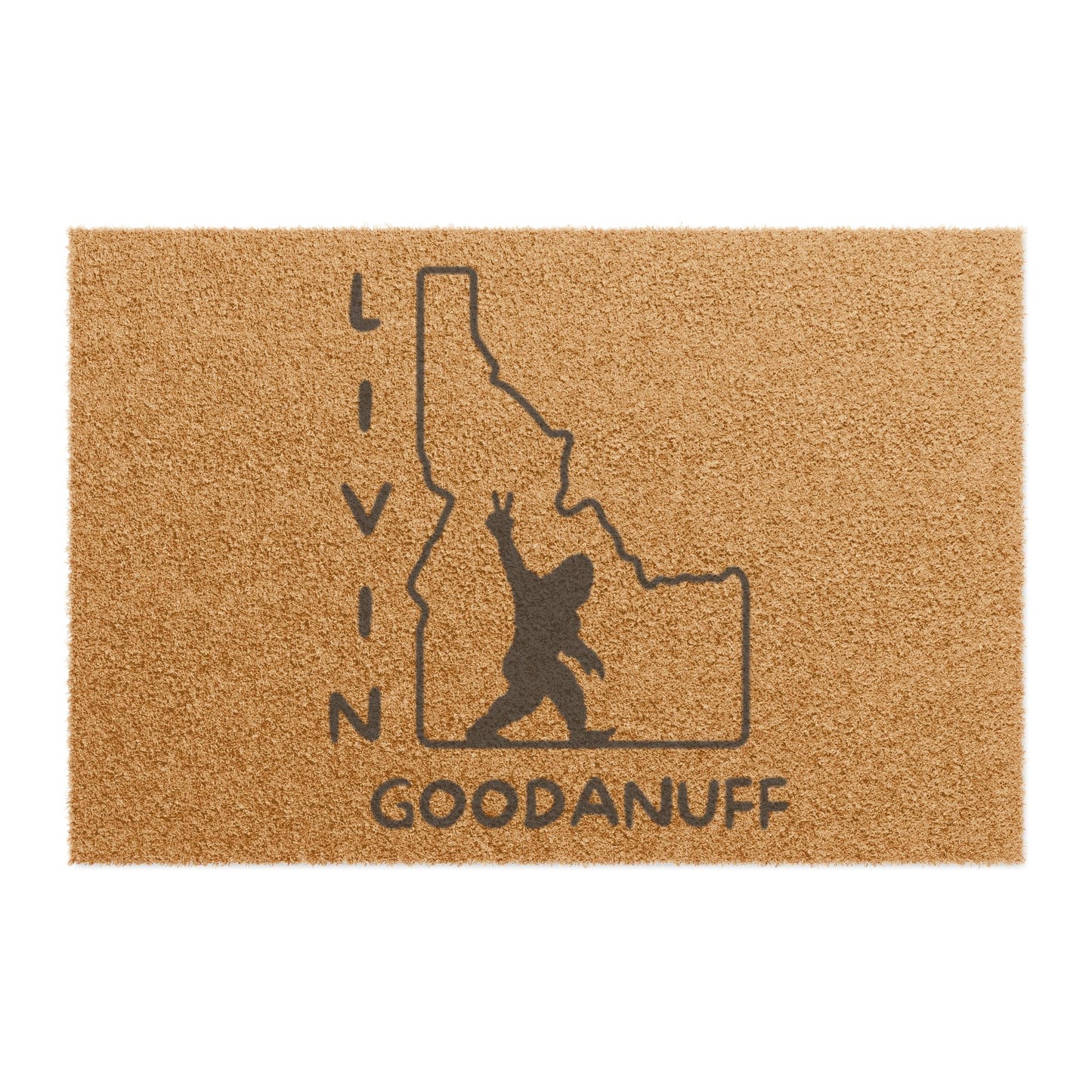 Livin GoodaNuff in Idaho Door Mat