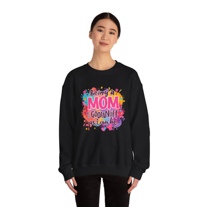 Being a Mom as GoodaNuff as I can be Unisex Softstyle T-Shirt