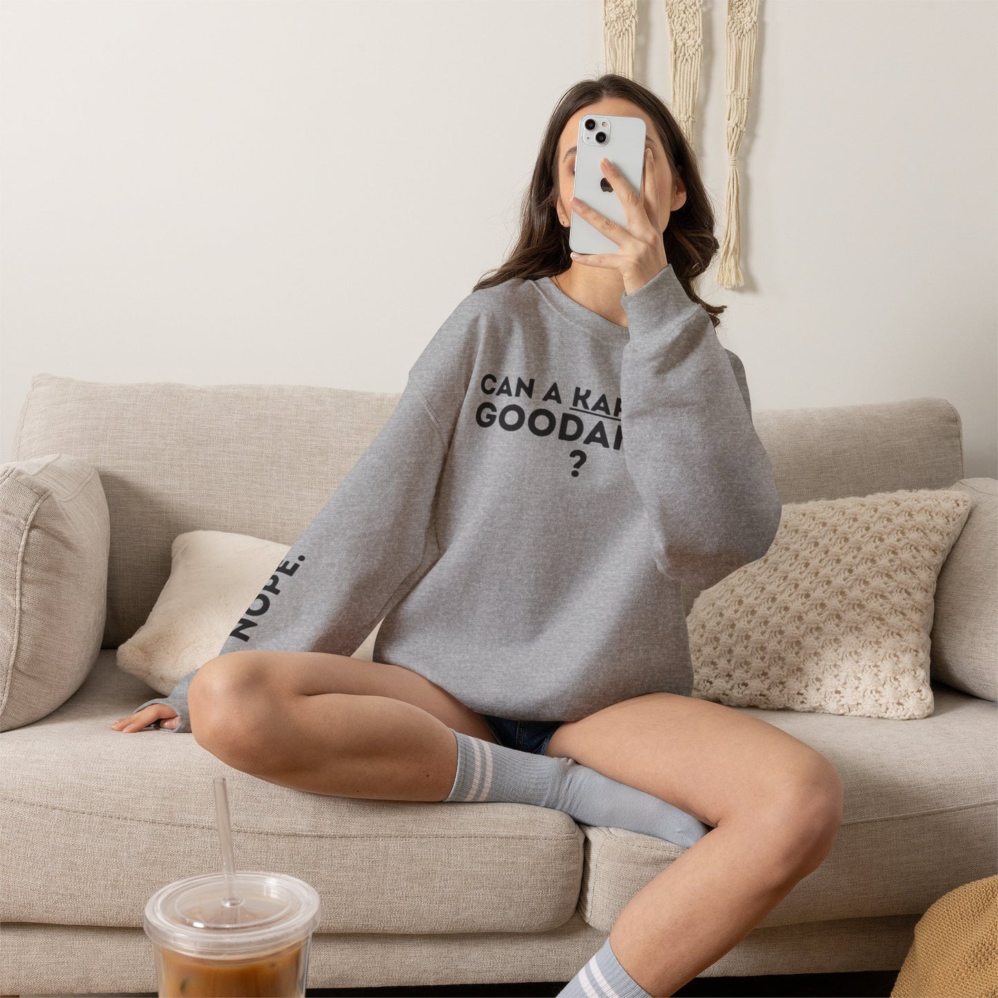 Can a Karen be GoodaNuff? Nope. Unisex Crewneck
