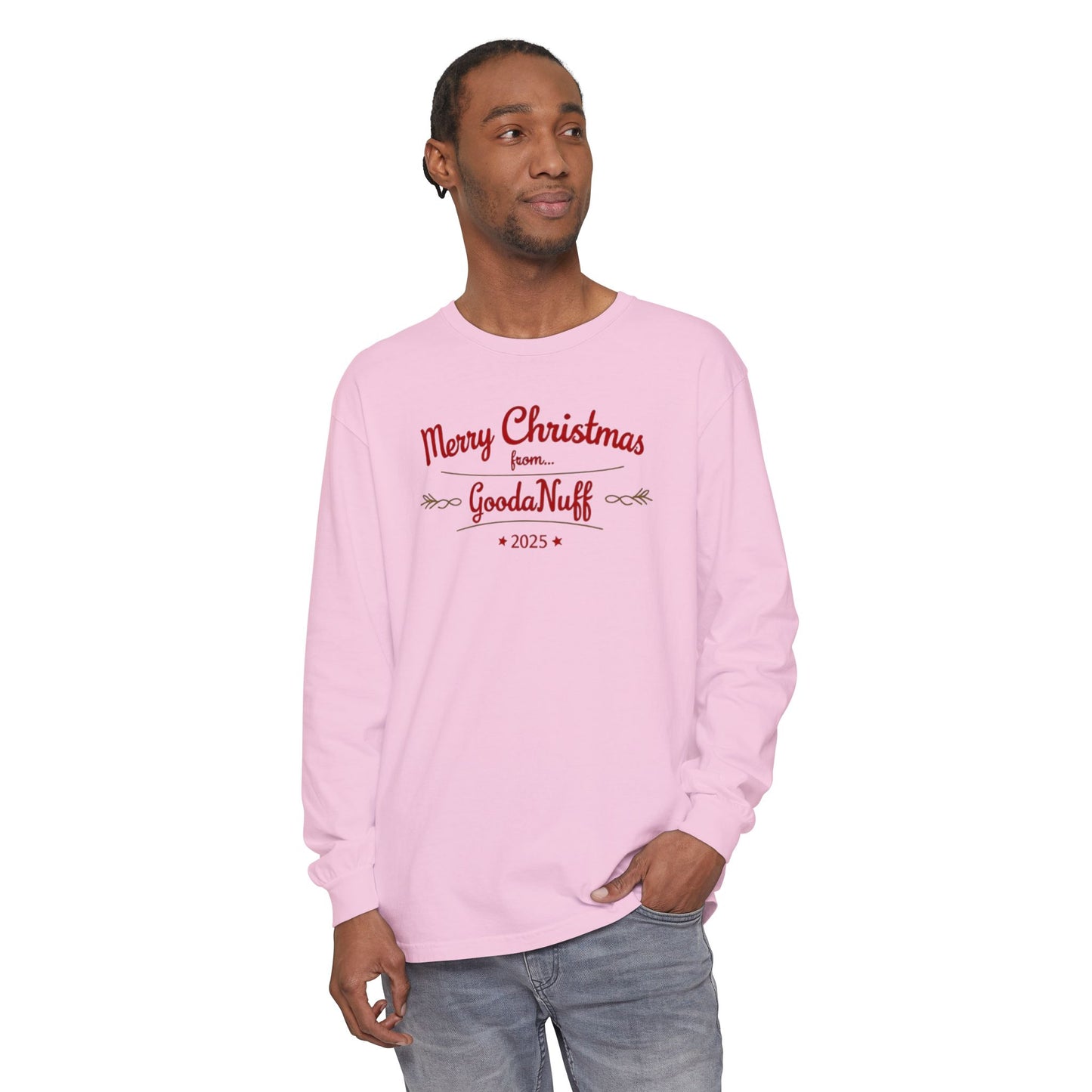 Merry Christmas from...GoodaNuff 2025 Unisex Long Sleeve Tee