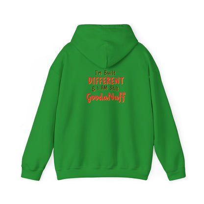 I'm Built Different & I AM GoodaNuff Unisex Hoodie