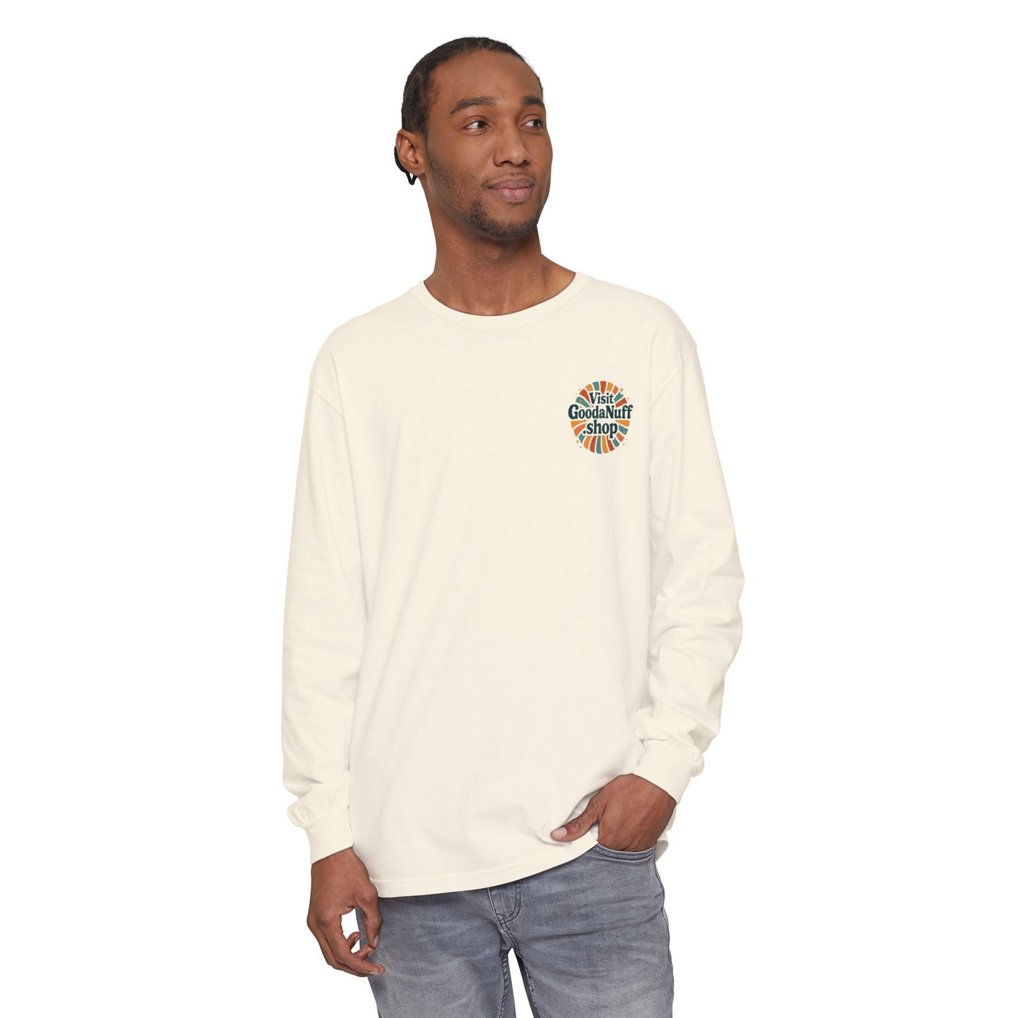 Visit GoodaNuff.shop Unisex Long Sleeve Tee