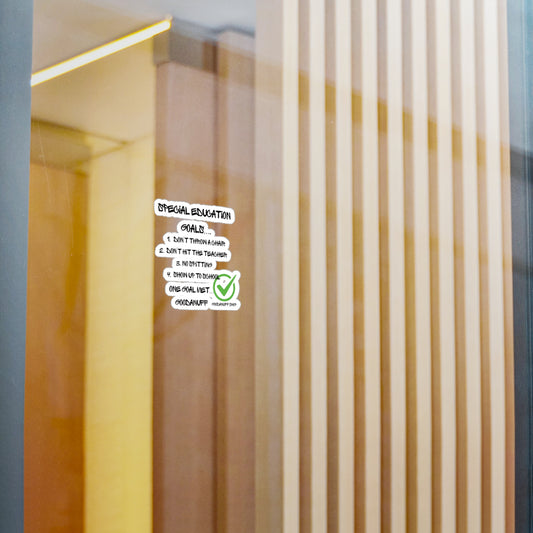 Special Education Goals...GoodaNuff Sticker