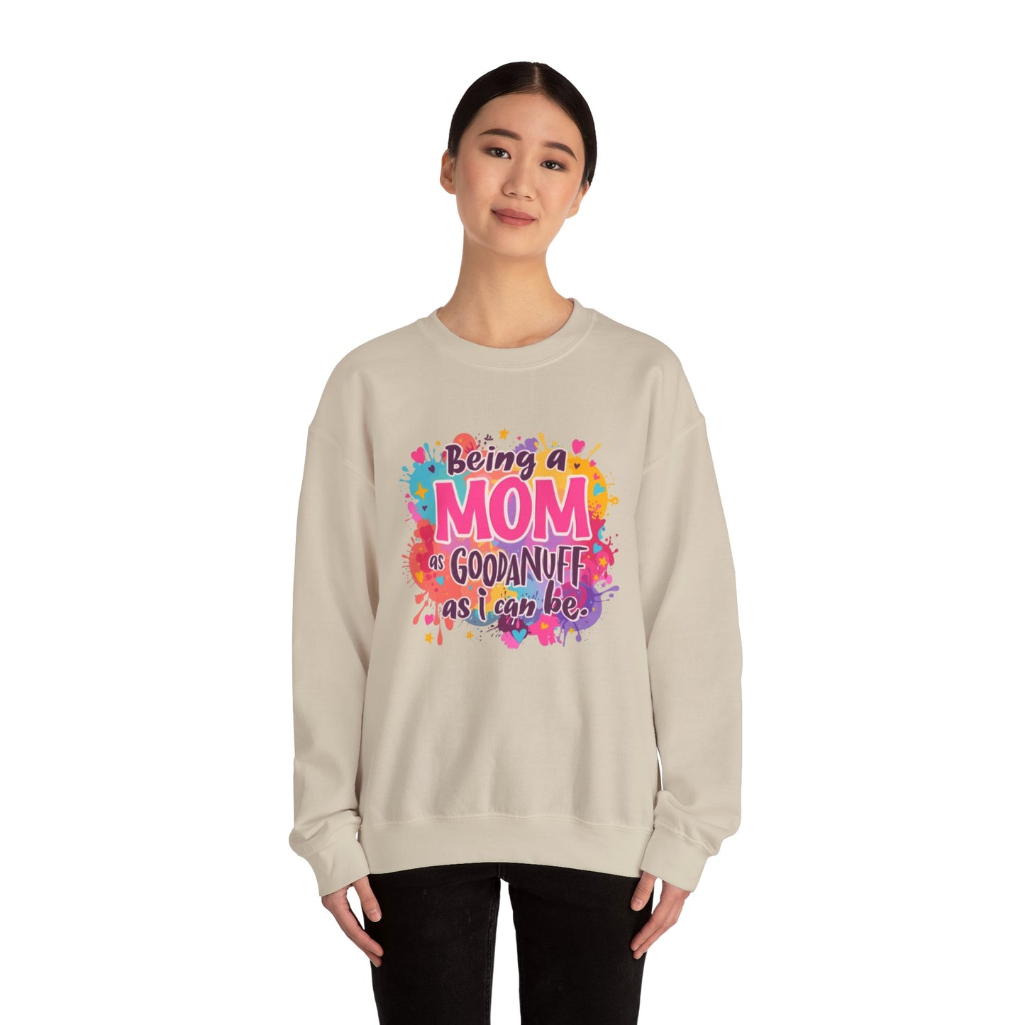 Being a Mom as GoodaNuff as I can be Unisex Softstyle T-Shirt