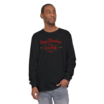 Merry Christmas from...GoodaNuff 2025 Unisex Long Sleeve Tee