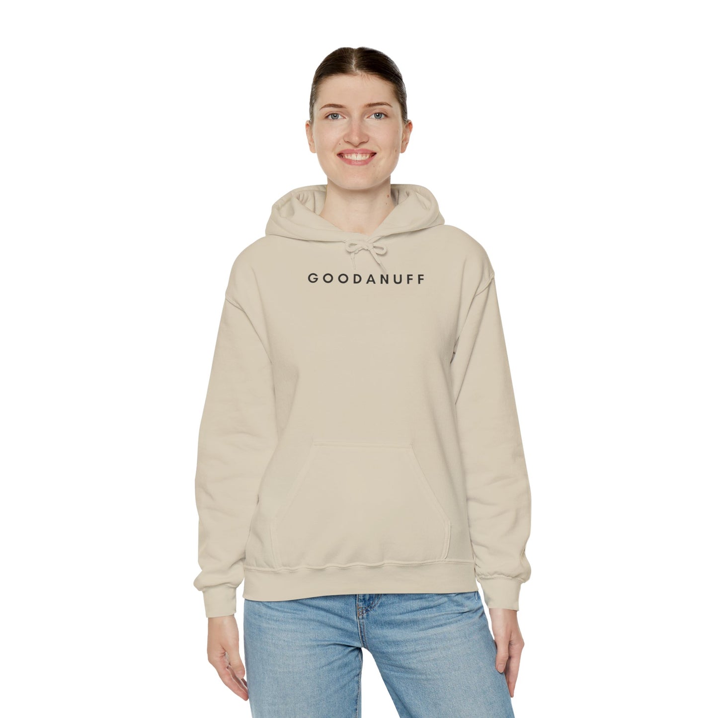 Raising tiny humans isn’t easy, but this mama still shows up GoodaNuff every day Unisex Hoodie