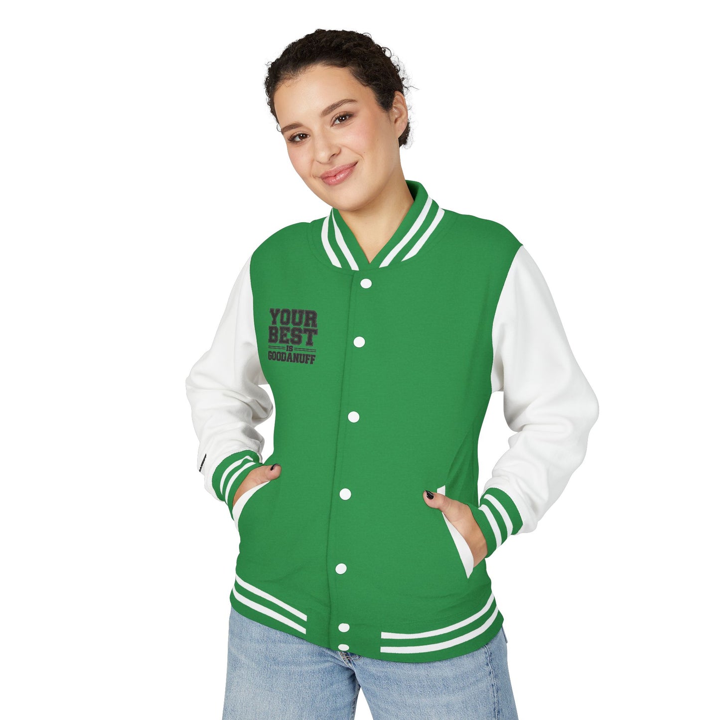 Your Best is GoodaNuff Unisex Letterman Jacket