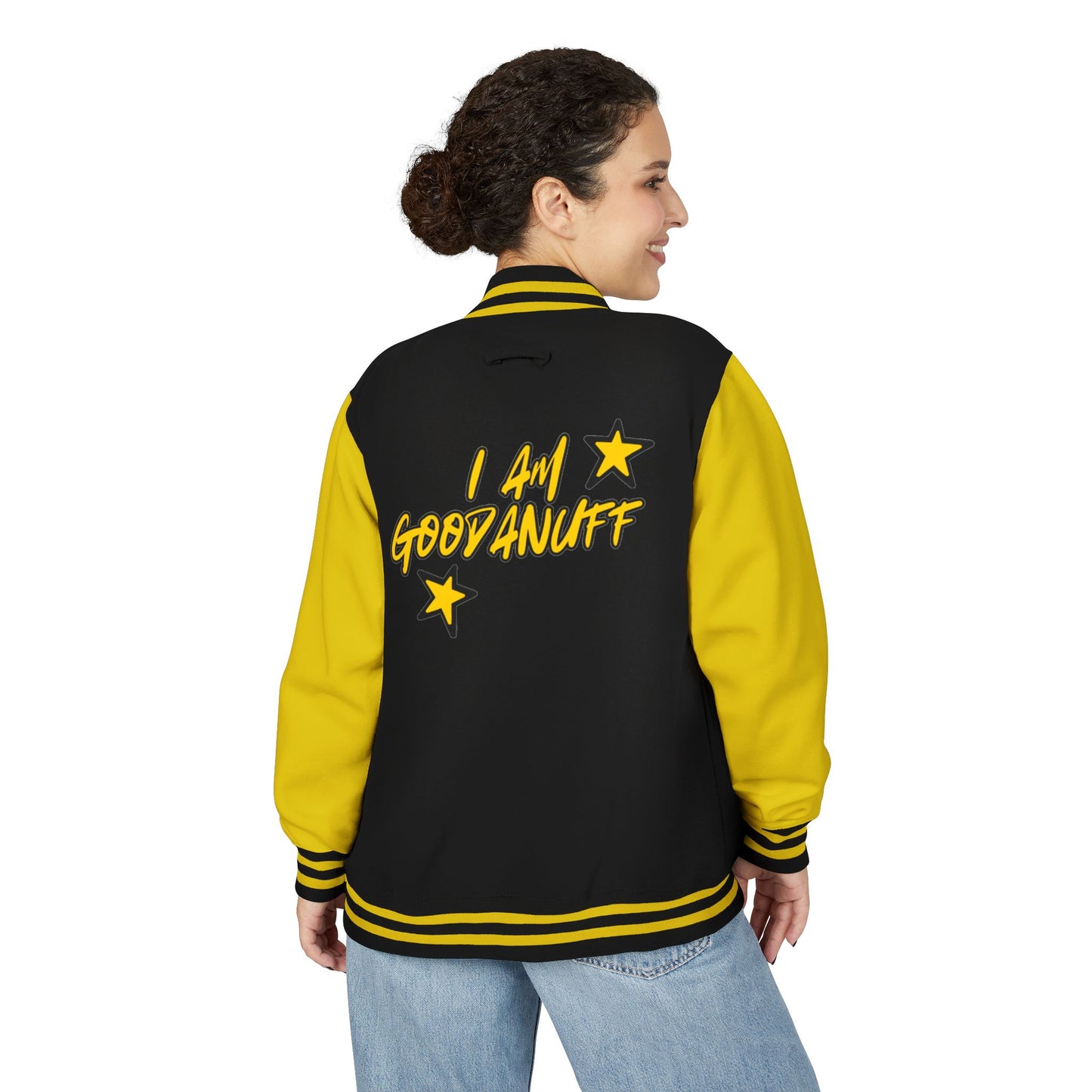 I Am GoodaNuff Unisex Letterman Jacket