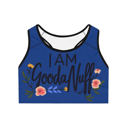 I Am GoodaNuff Sports Bra