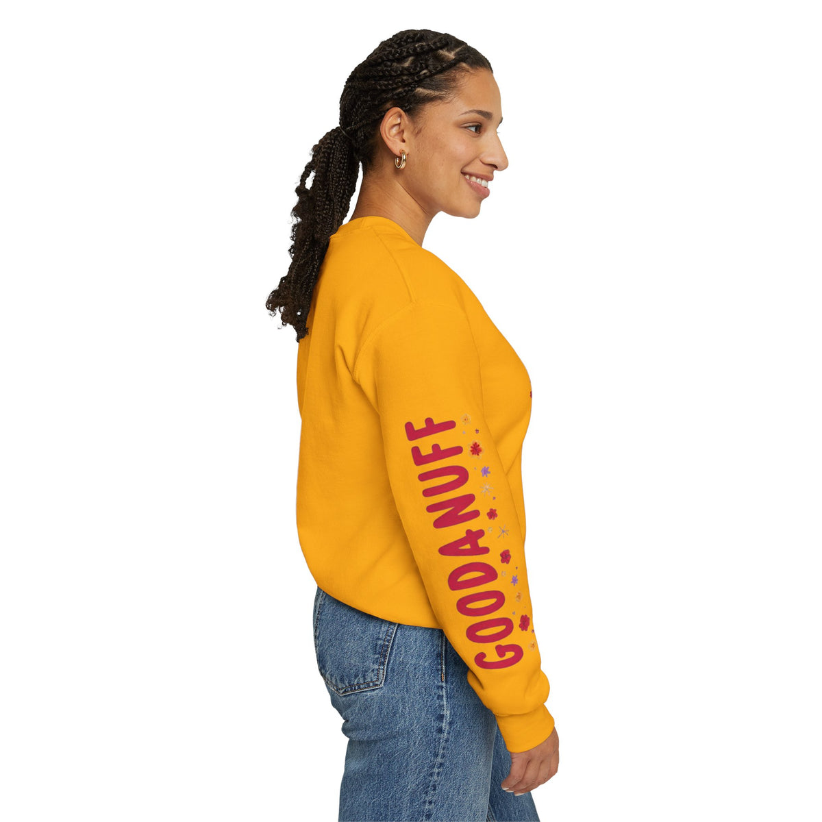 Throw a Sweatshirt on & call it GoodaNuff Women's Unisex Crewneck
