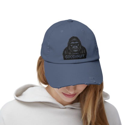 Living GoodaNuff Distressed Baseball Cap