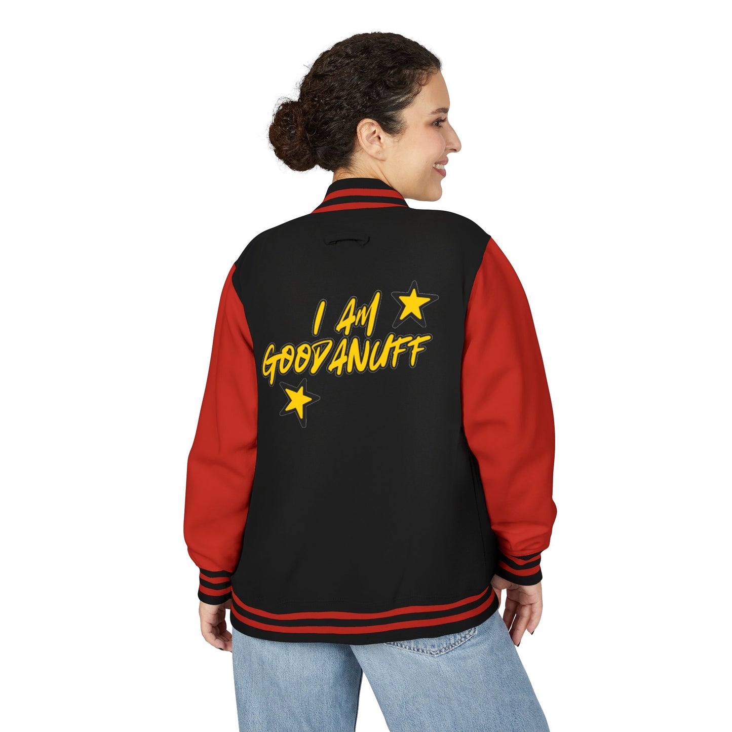 I Am GoodaNuff Unisex Letterman Jacket
