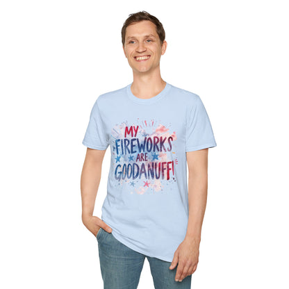 My Fireworks are GoodaNuff Unisex Softstyle T-Shirt