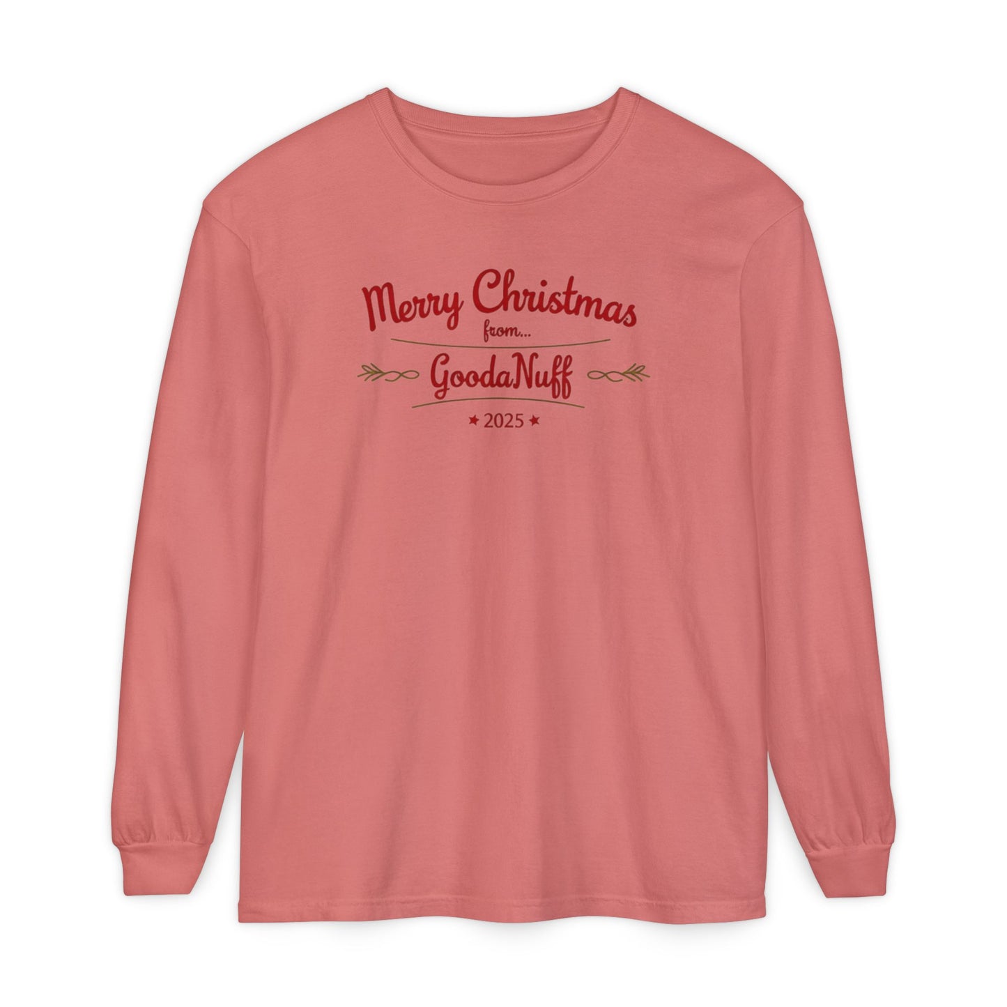 Merry Christmas from...GoodaNuff 2025 Unisex Long Sleeve Tee