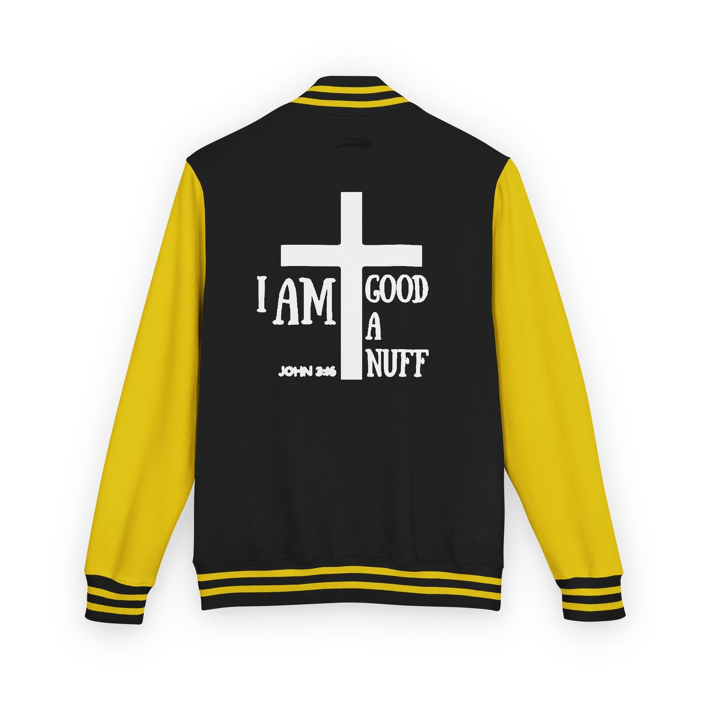 I AM GoodaNuff Unisex Letterman Jacket