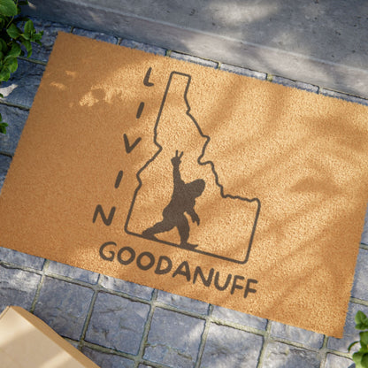 Livin GoodaNuff in Idaho Door Mat
