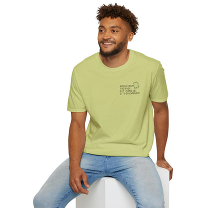 Fresh from the river...if it turns on...It's GoodaNuff Unisex Softstyle T-Shirt