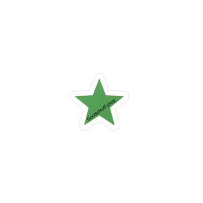 Green Star GoodaNuff.shop Mini Sticker