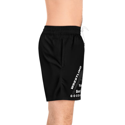 Wrestling Your Best is GoodaNuff Swim Shorts