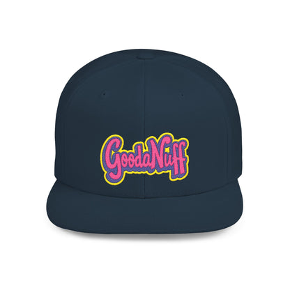 GoodaNuff Embroidery Flat Bill Cap