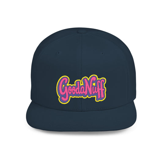 GoodaNuff Embroidery Flat Bill Cap