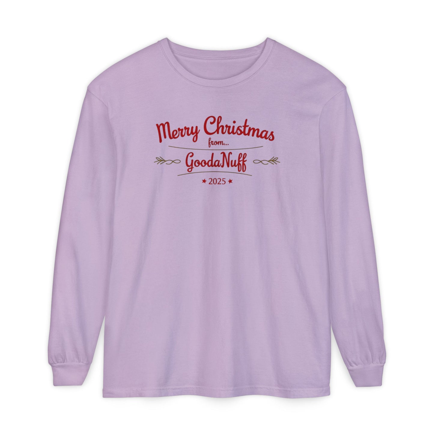 Merry Christmas from...GoodaNuff 2025 Unisex Long Sleeve Tee