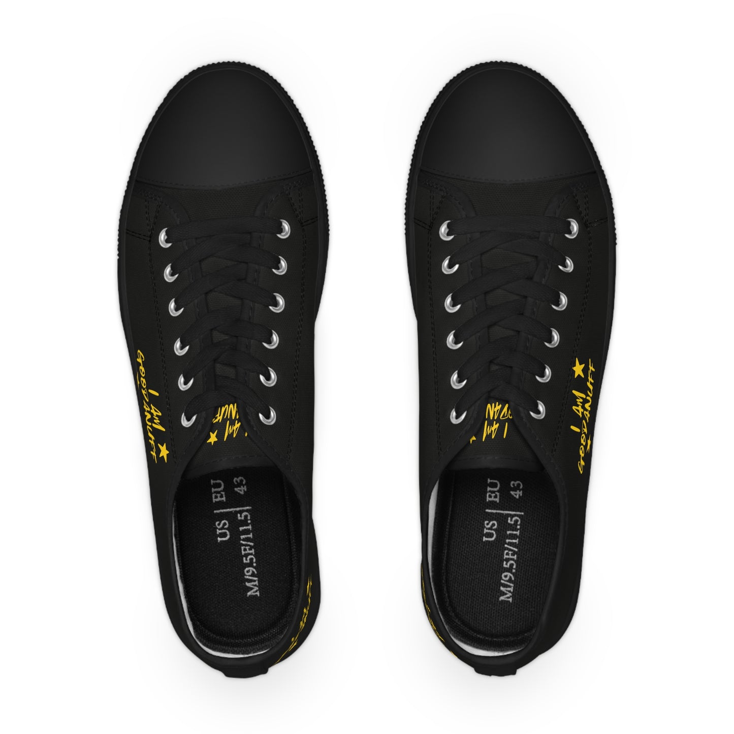 I AM GoodaNuff Mens Low Top Sneakers