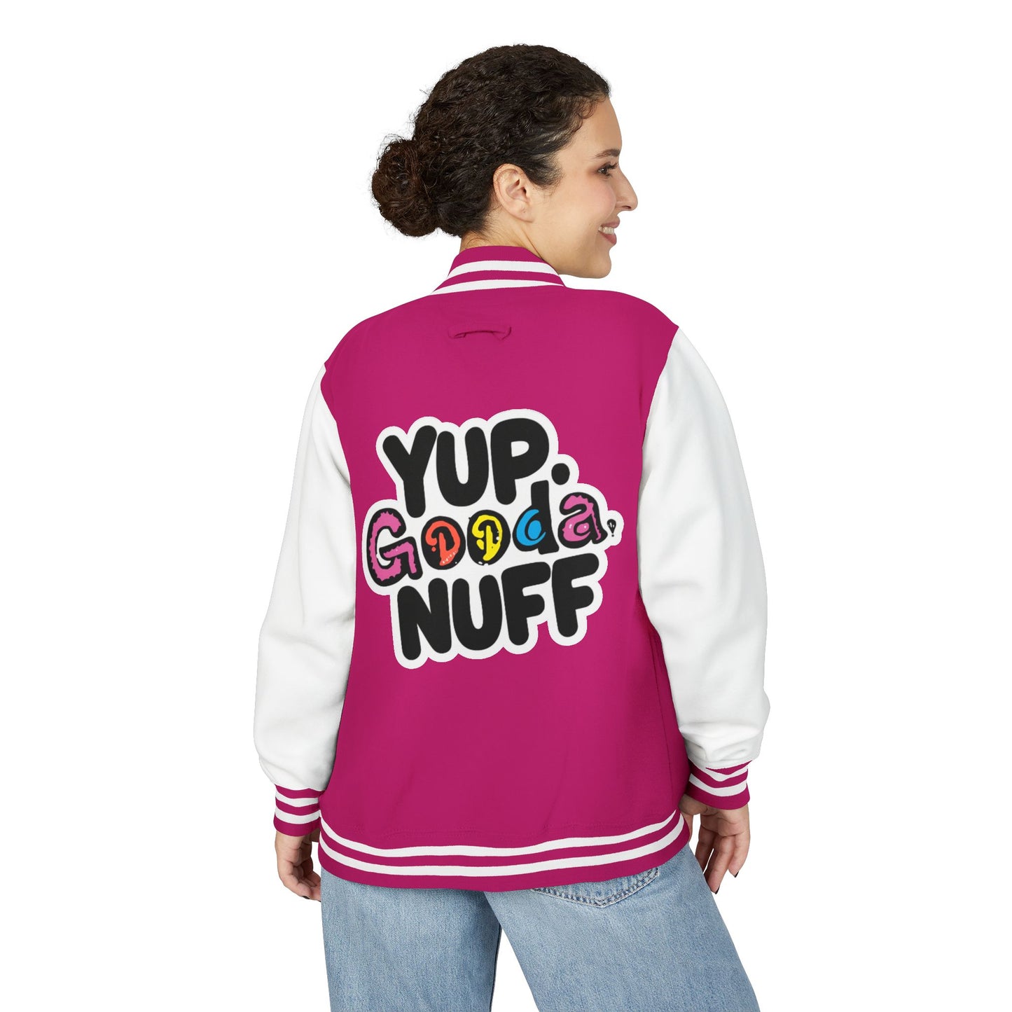 Yup. GoodaNuff Unisex Letterman Jacket