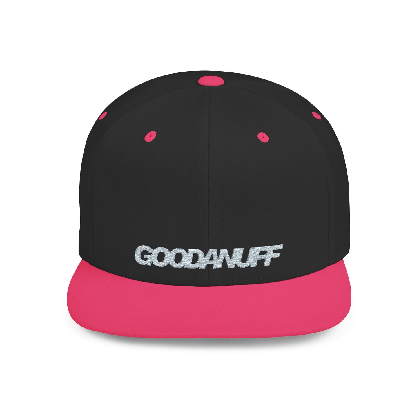 GoodaNuff Embroidery Flat Bill Cap