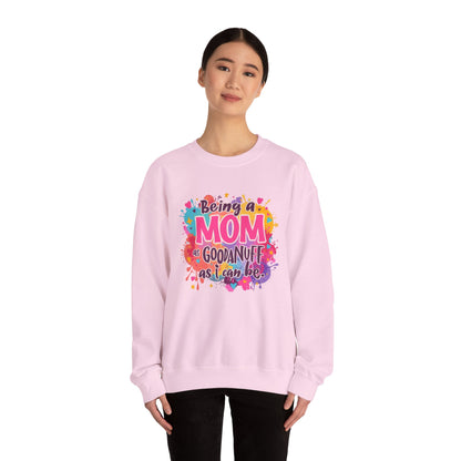 Being a Mom as GoodaNuff as I can be Unisex Softstyle T-Shirt