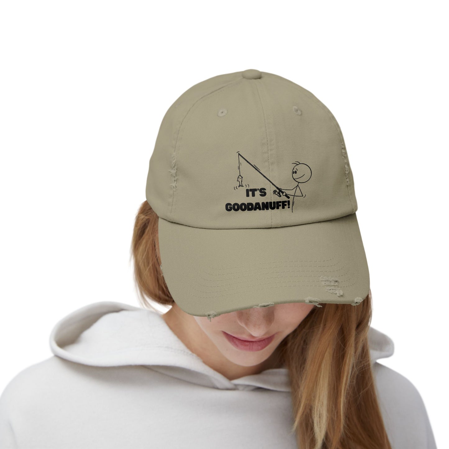 It's GoodaNuff Distressed Baseball Cap
