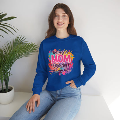 Being a Mom as GoodaNuff as I can be Unisex Softstyle T-Shirt