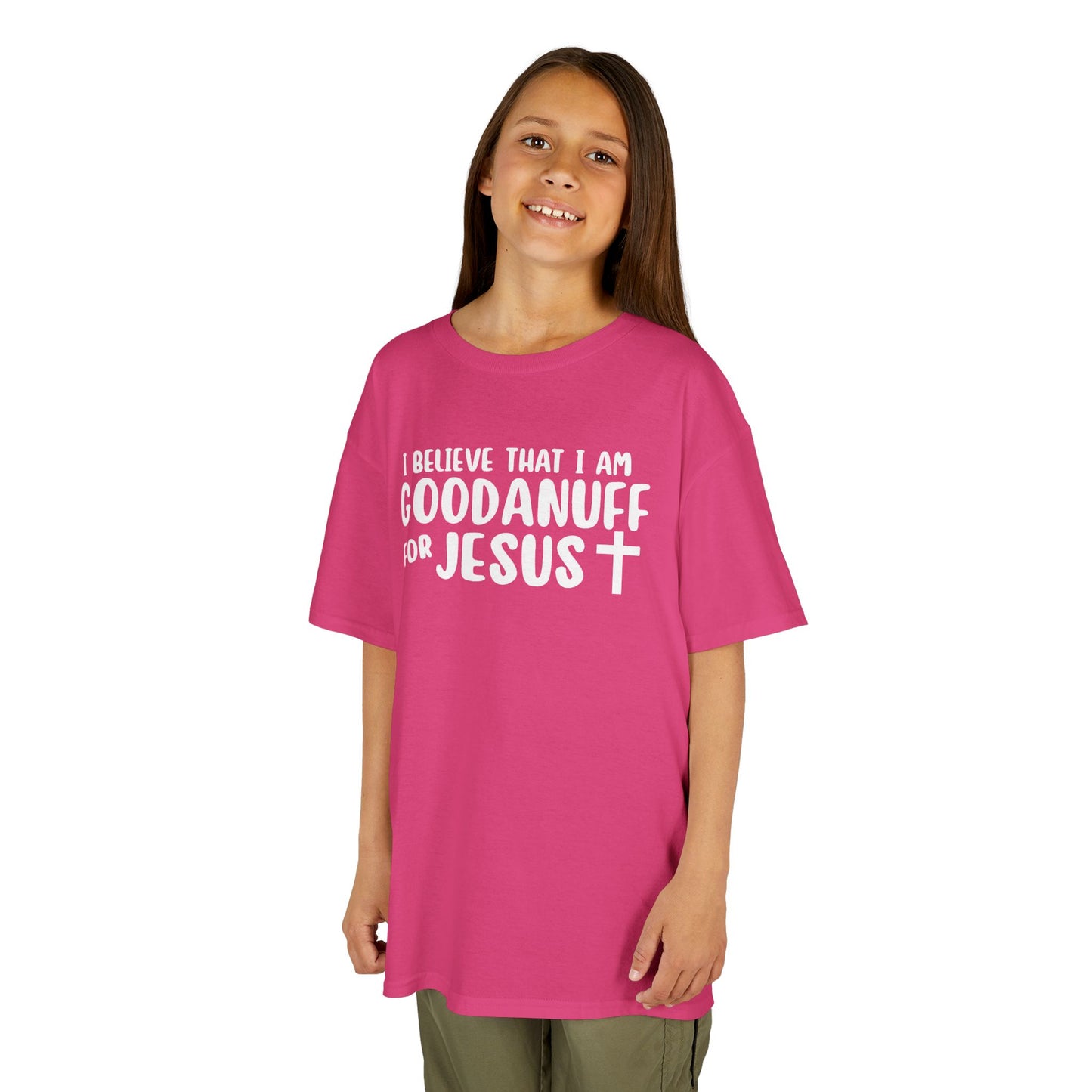 I Believe that I am GoodaNuff for Jesus Unisex Youth T-Shirt