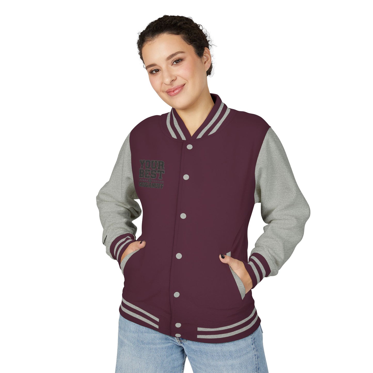 Your Best is GoodaNuff Unisex Letterman Jacket