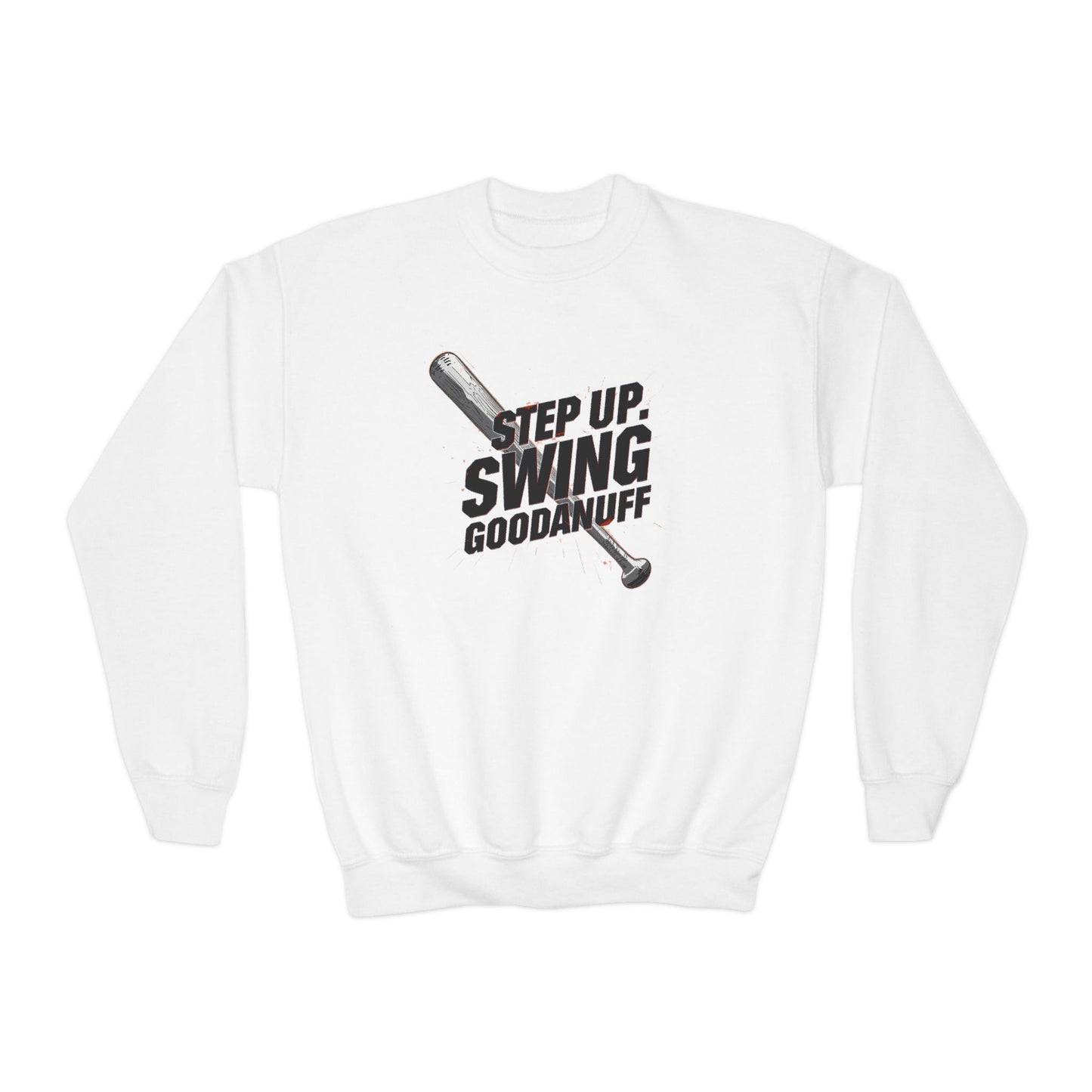 Step Up. Swing GoodaNuff Unisex Youth Crewneck