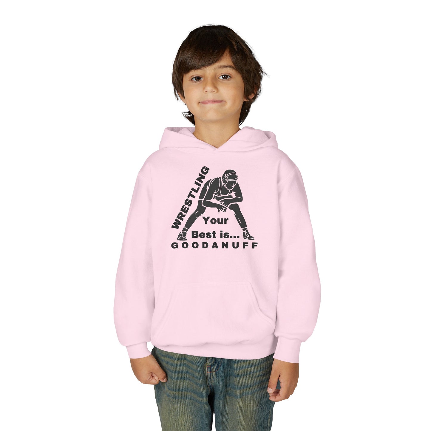 Wrestling Your Best is...GoodaNuff Unisex Youth Hoodie
