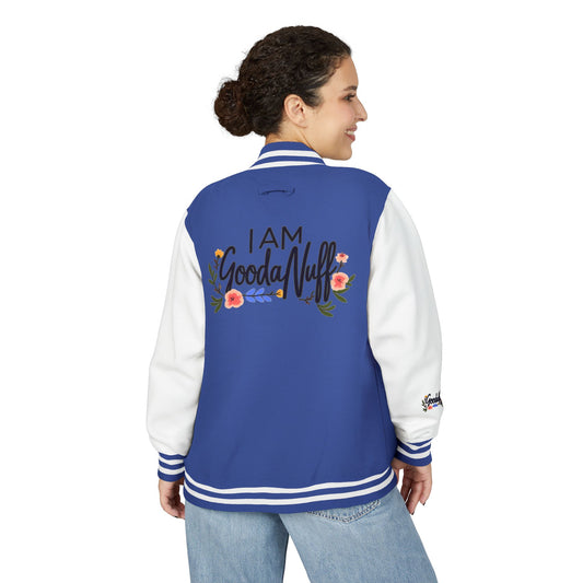 I AM GoodaNuff Unisex Letterman Jacket