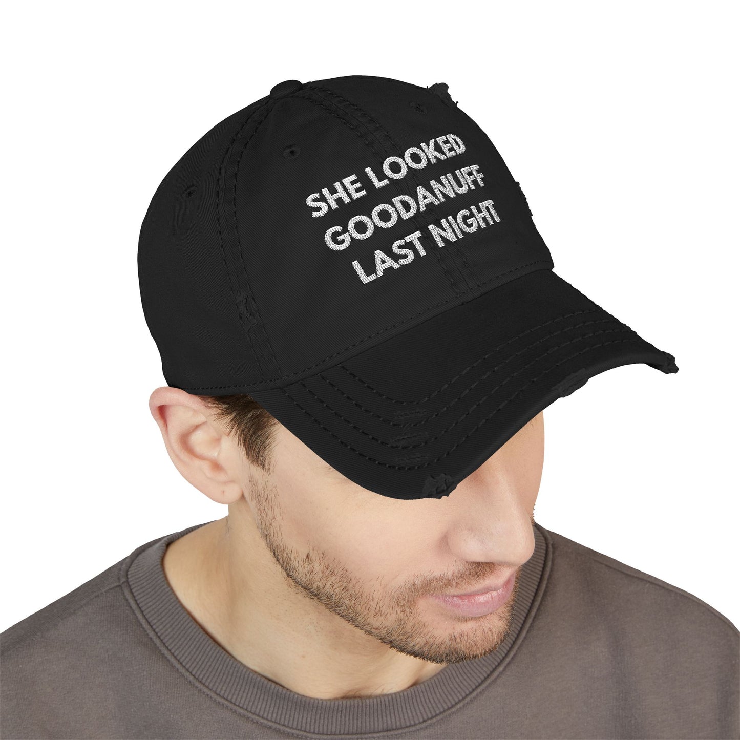 She Looked GoodaNuff Last Night Embroidery Baseball Cap