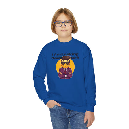 I AM Looking GoodaNuff Unisex Youth Crewneck