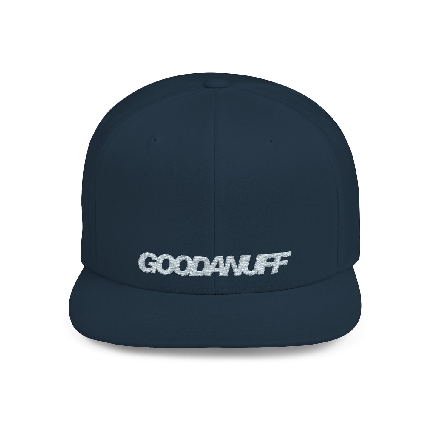 GoodaNuff Embroidery Flat Bill Cap