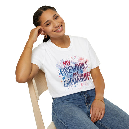 My Fireworks are GoodaNuff Unisex Softstyle T-Shirt