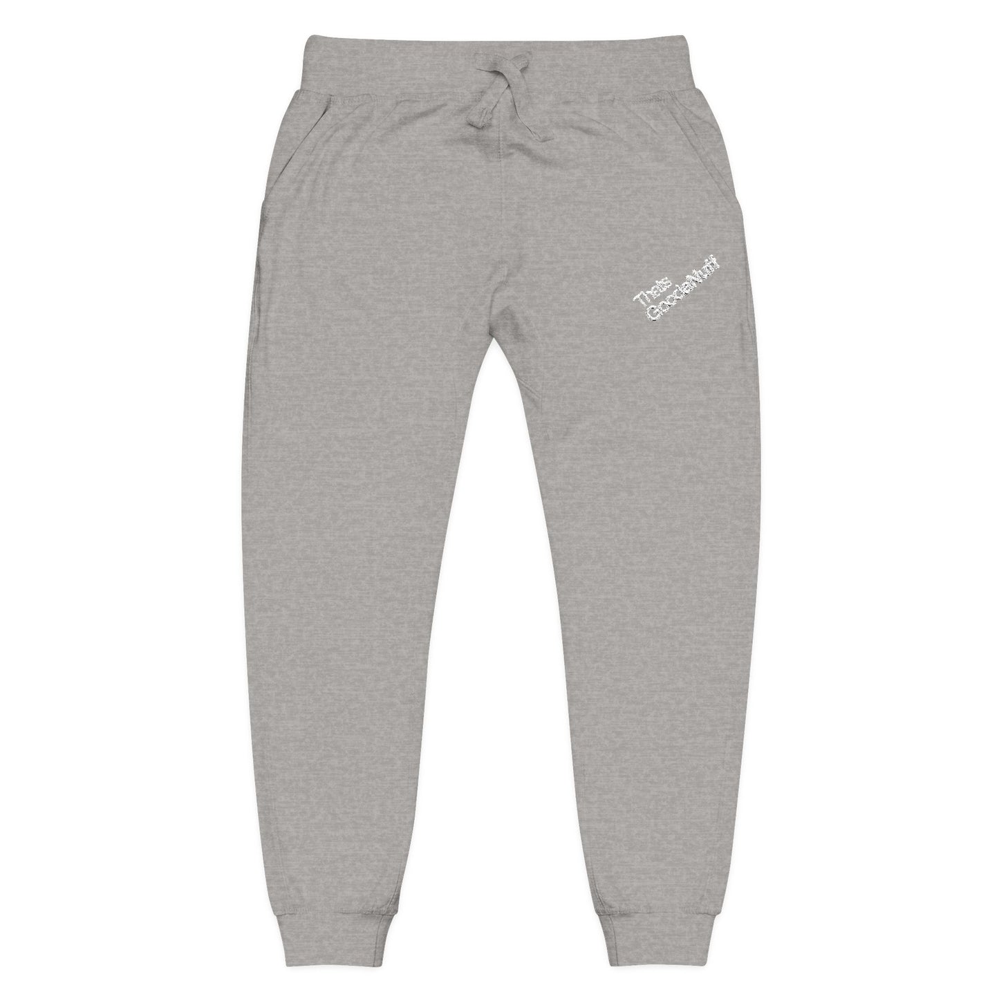White-Thats GoodaNuff Classic Unisex Jogger Sweatpants