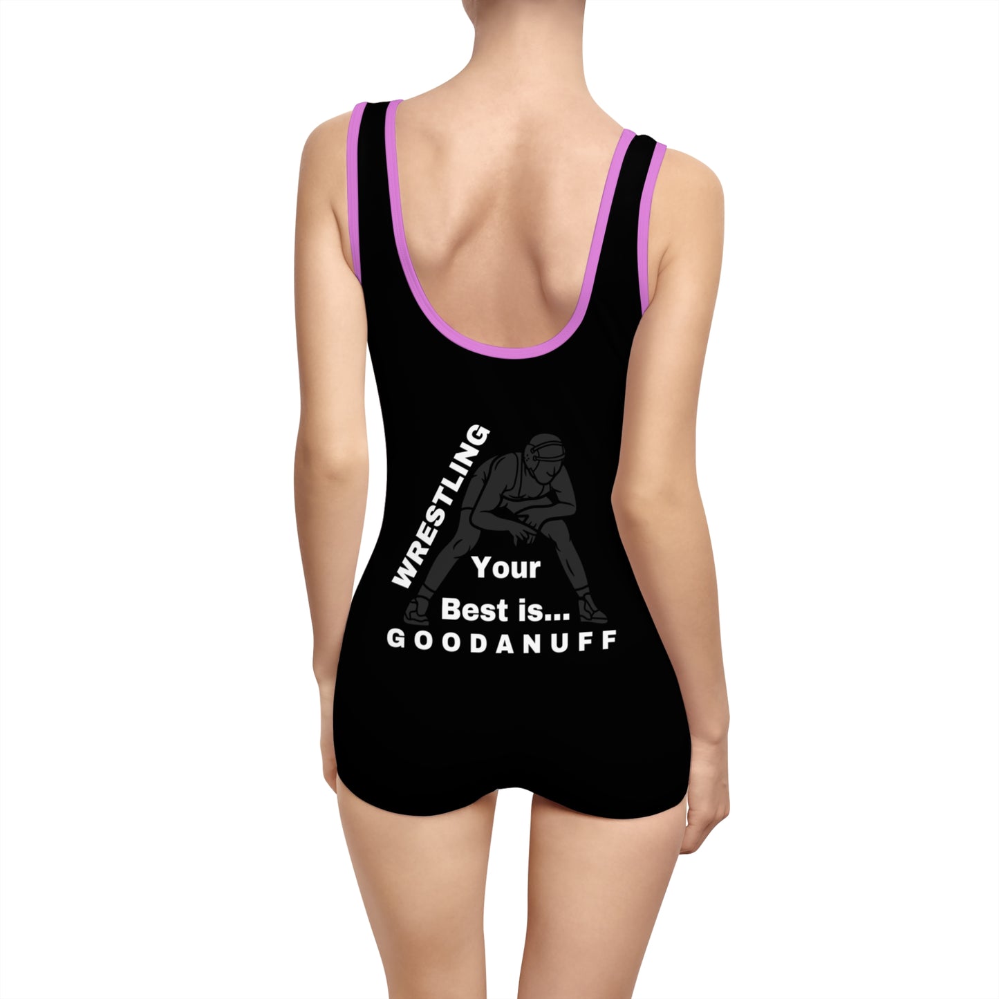 Wrestling Your Best is GoodaNuff Vintage Style Swimsuit