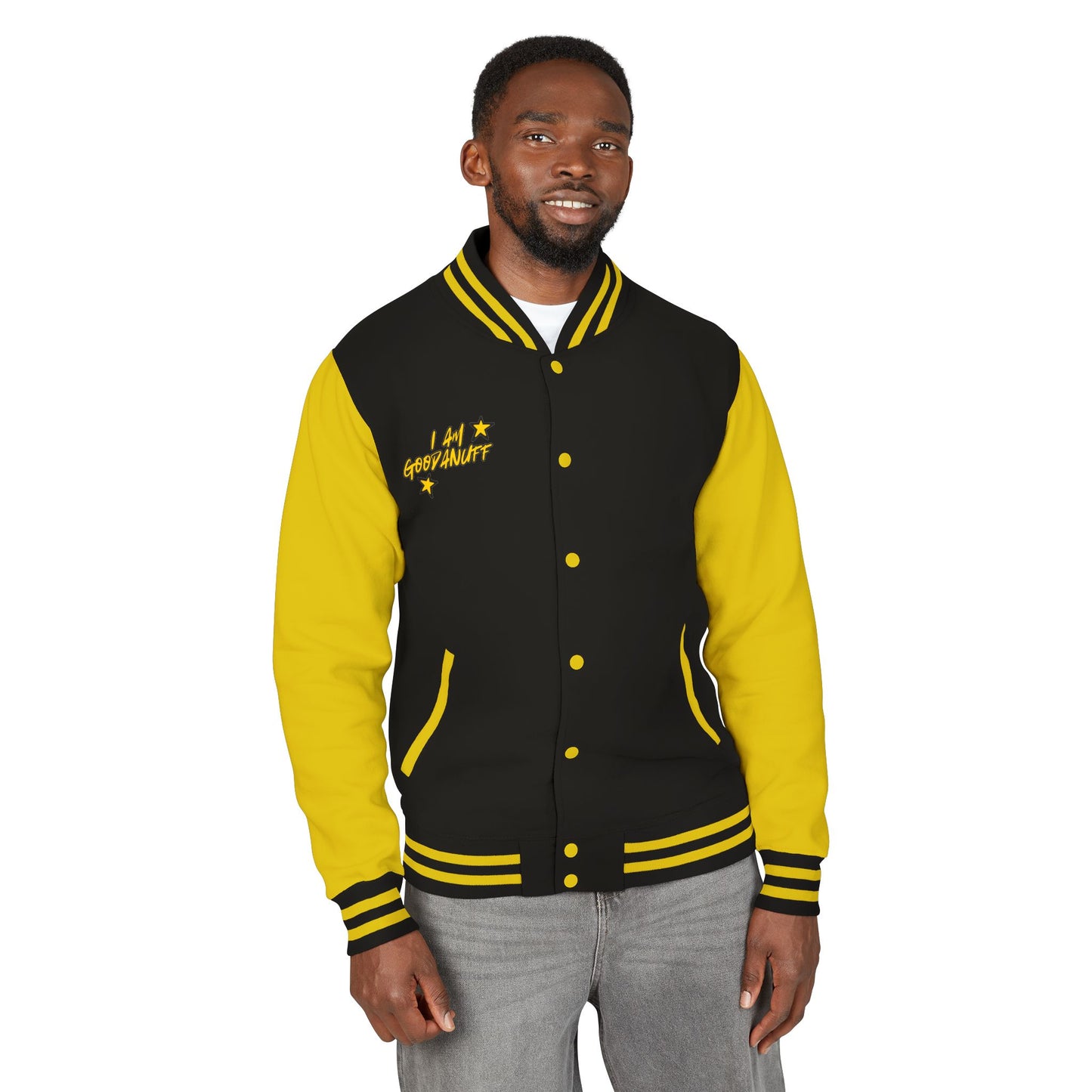 I Am GoodaNuff Unisex Letterman Jacket